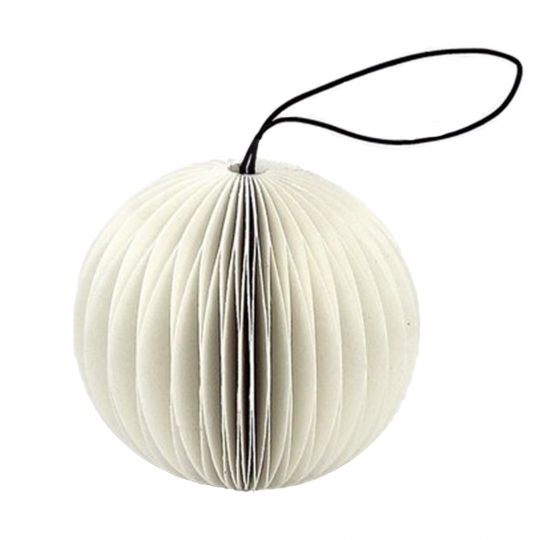 Kerstversiering 'Snowball' - Wit