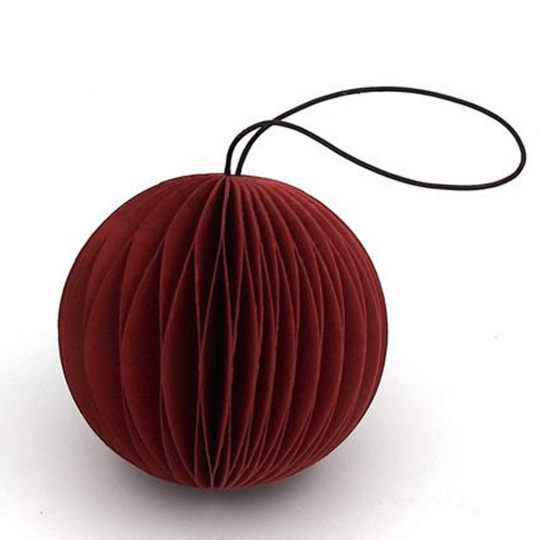 Kerstversiering 'Snowball' - Rood