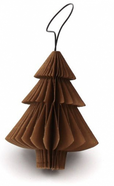 Kerstversiering 'Tree' - Lichtbruin