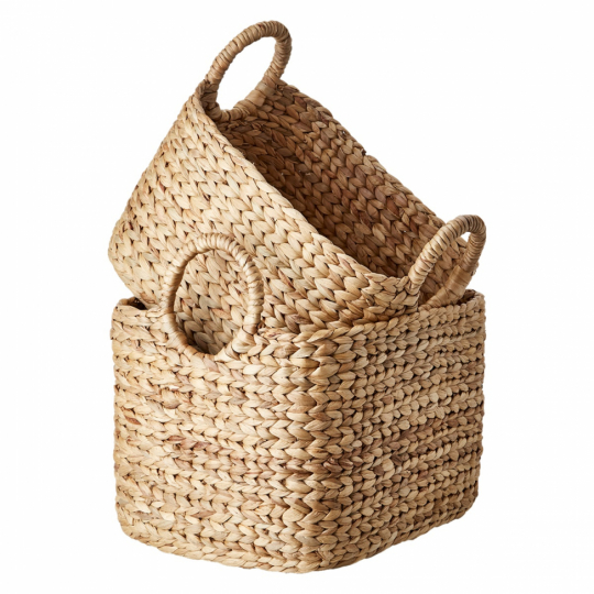 2-pack Mand 'Collect' - Natuurlijk