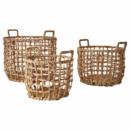 3-pack Mand 'Collect' - Natuurlijk