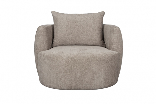Fauteuil 'Rocca' - Bruin