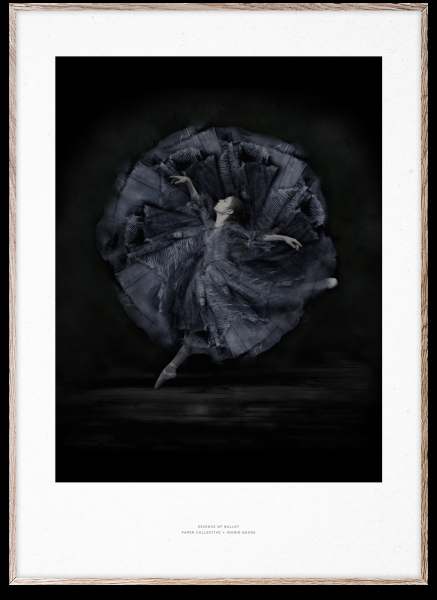 Poster 'Essence of Ballet 06' 50x70 - Zwart/Wit