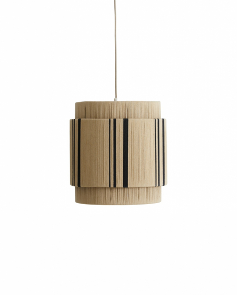 Plafondlamp 'Vinata' - Beige/Zwart