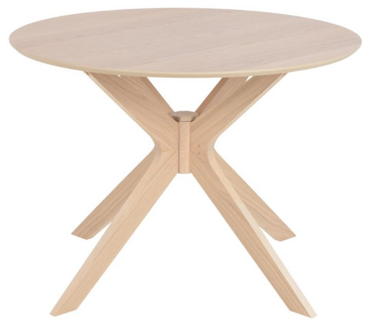 Eettafel 'Kotor' Rond 105cm - Natuurlijk