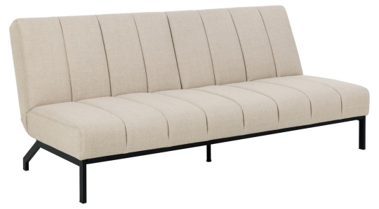 Slaapbank 'Caix' - Beige/Zwart