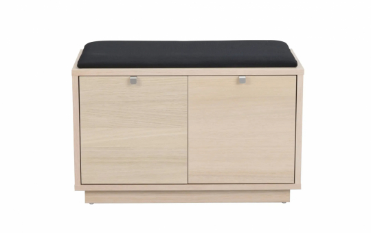 Bank 'Confetti' 70cm - Witgepigmenteerd/Zwart