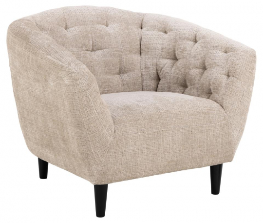 Fauteuil 'Ria' - Licht Beige
