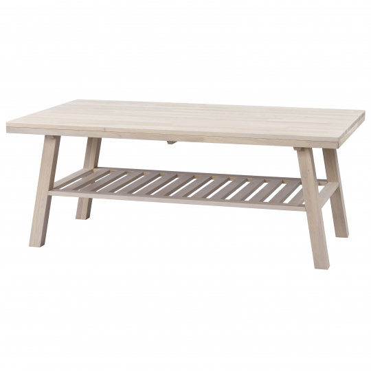 Salontafel 'Brooklyn' 130x75cm - Witgepigmenteerd eik