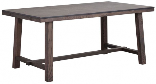 Eettafel 'Brooklyn' 170x95cm - Donkerbruin