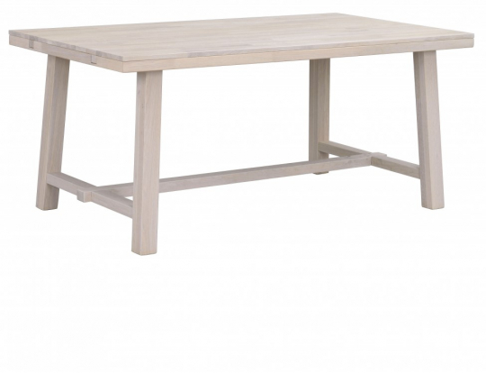 Eettafel 'Brooklyn' 170x95cm - Witgepigmenteerd Eiken