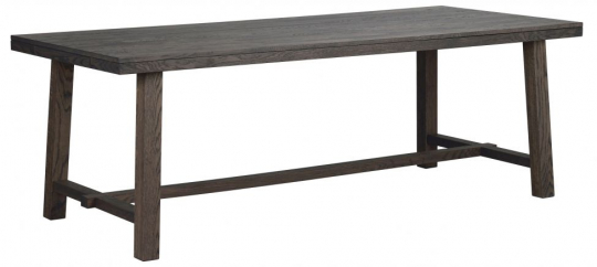 Eettafel 'Brooklyn' 220x95cm - Donkerbruin