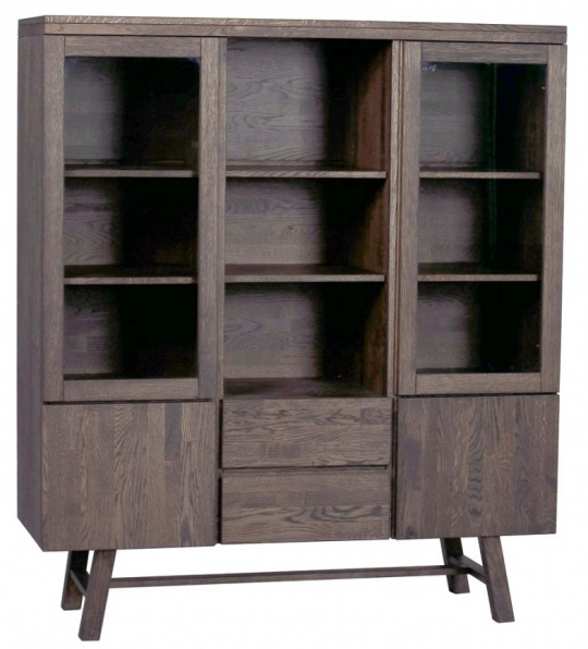 Kast 'Brooklyn' - Bruin/Eiken