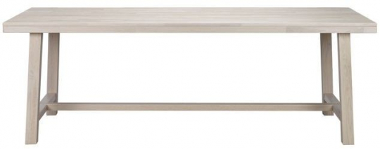 Eettafel 'Brooklyn' 220x95cm - Witgepigmenteerd
