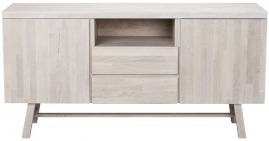 Dressoir 'Brooklyn' 160x45cm - Witgepigmenteerd