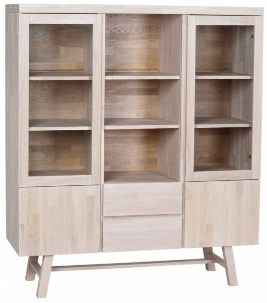 Kast 'Brooklyn' - Witgepigmenteerd/Eiken