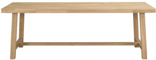 Eettafel 'Brooklyn' 220x95cm - Eiken