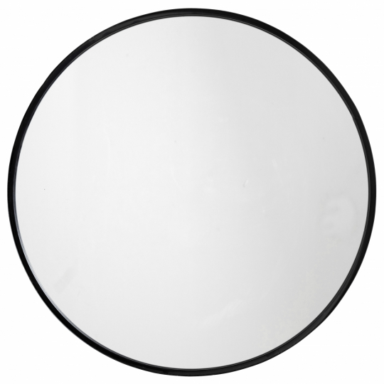 Spiegel 'Rond' 80cm - Zwart