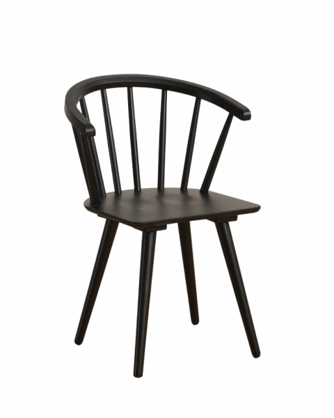 Stoel 'Astrid'- Zwart