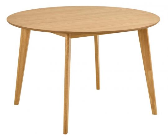 Eettafel 'Roxby' Rond 120x76cm - Natuurlijk