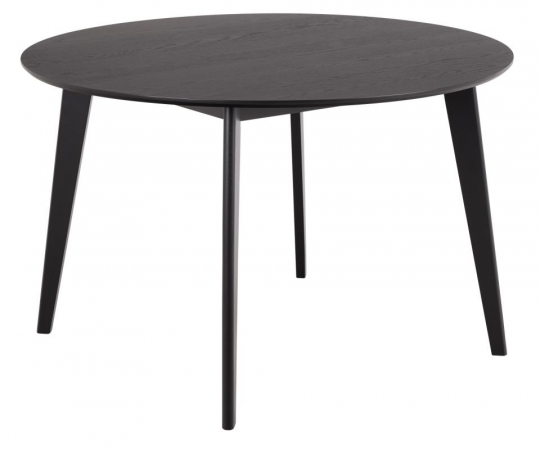 Eettafel 'Roxby' Rond 120x76cm - Zwart