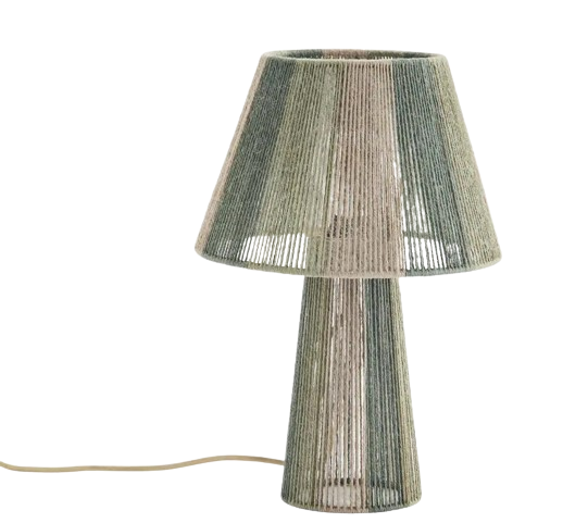 Tafellamp 'Jute' - Groen