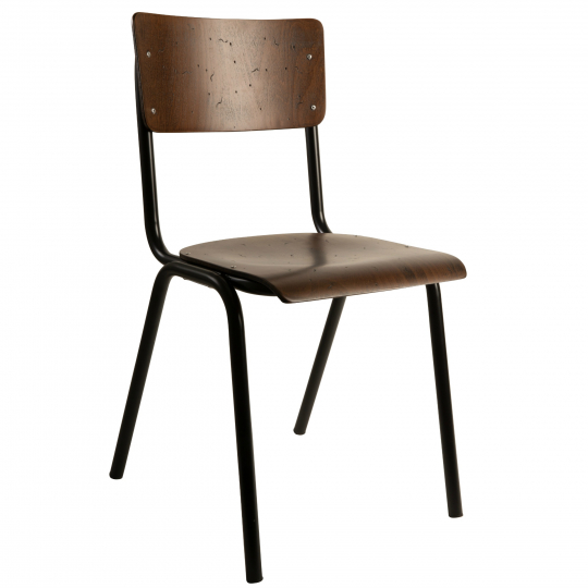 Stoel 'Scuola' - Bruin