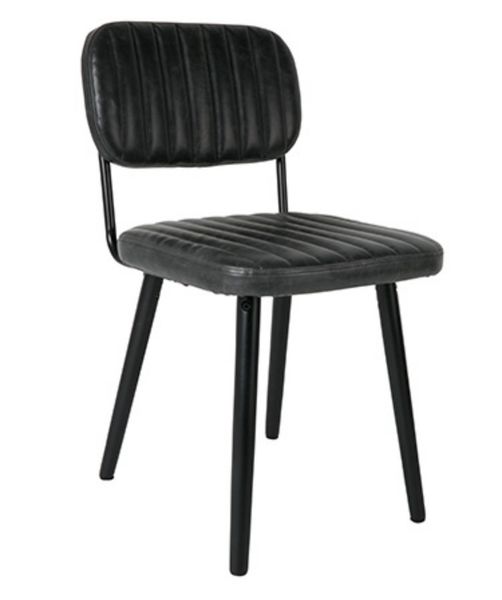Stoel 'Jake' - Vintage/Zwart