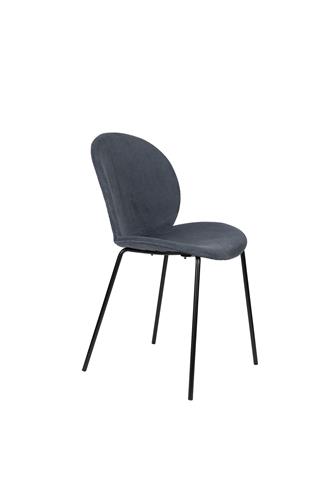 Stoel 'Bonnet' - Grijs/Blauw