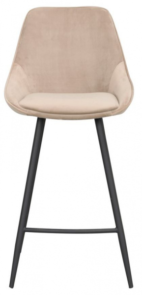 Barkruk 'Sierra' - Beige/Velvet