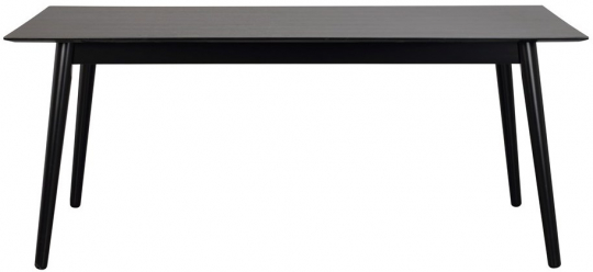 Eettafel 'Lotta' 180x90cm - Zwart