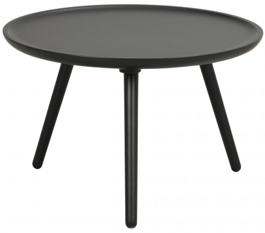 Salontafel 'Daisy' Rond 55cm - Zwart