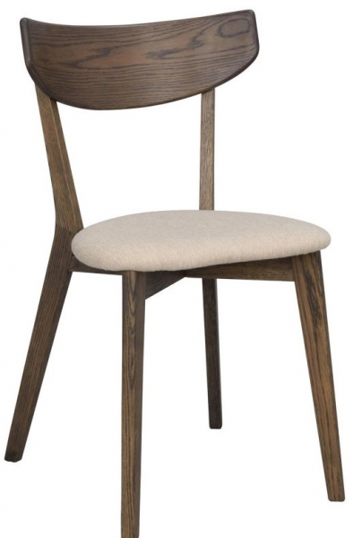 Stoel 'Ami' - Bruin/ Beige