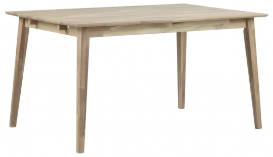 Eettafel 'Filippa' 140x90cm - Witgeolied