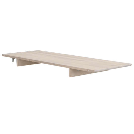 Uittrekbare plaat 'Filippa' 45x120cm - Witgeolied Eiken