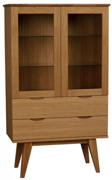 Vitrinekast 'Filippa' 81x140cm - Eiken