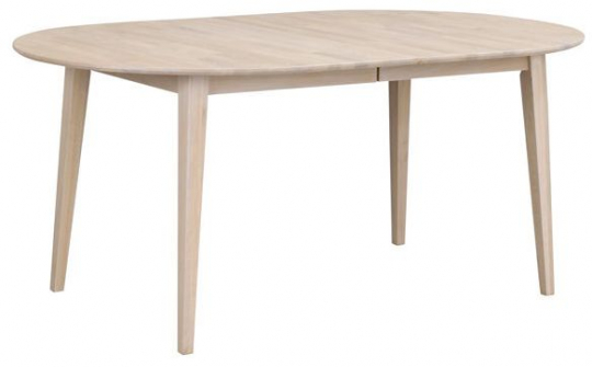 Eettafel 'Filippa' 170x105cm - Eiken/Witgepigmenteerd