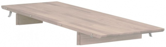 Inlegblad 'Filippa' 40x105cm - Witgepigmenteerd Eiken