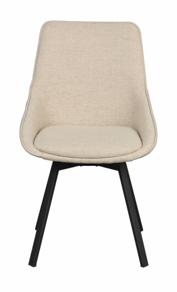 Stoel 'Alison' - Lichtbeige/zwarte
