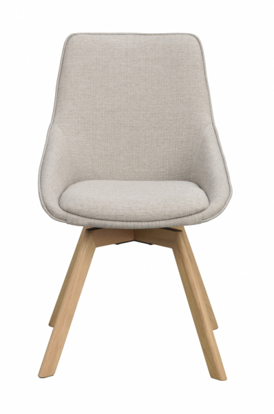 Stoel 'Alison' - Beige/eik