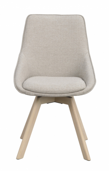 Stoel 'Alison' - Beige/witgepigmenteerd