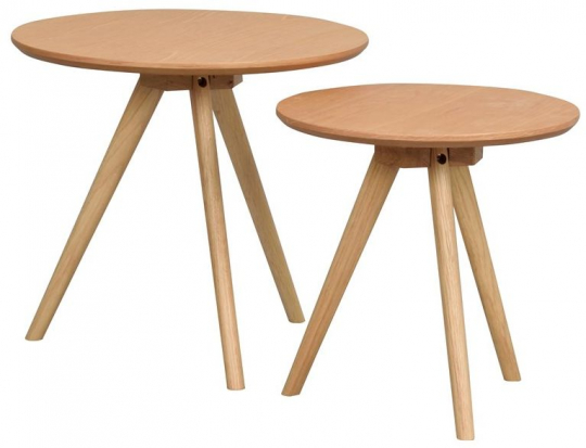 Salontafel 'Yumi' 2 delen - Eik