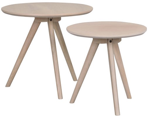 Salontafel 'Yumi' 2 delen - Witgeolied