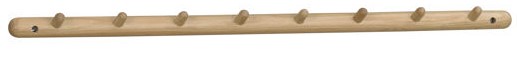 Haaklijst 'Milford' 80cm - Eiken