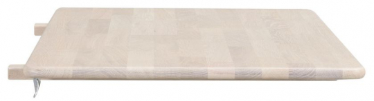 Uitschuifblad 'Tyler' 50x90cm - Witgeolied Eik