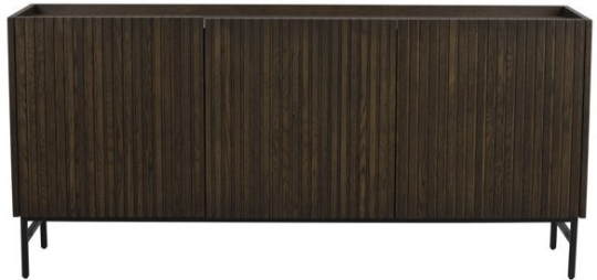 Dressoir 'Halifax' 160x40cm - Bruin/Zwart