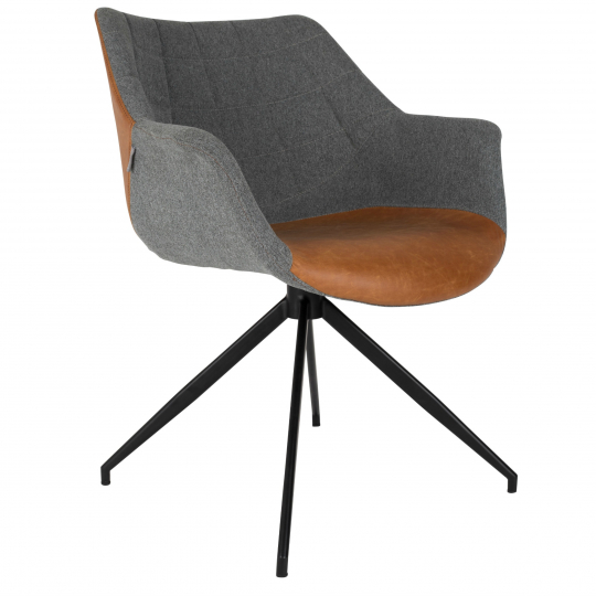 Fauteuil 'Doulton' - Bruin