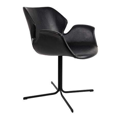 Fauteuil 'Nikki' - Zwart