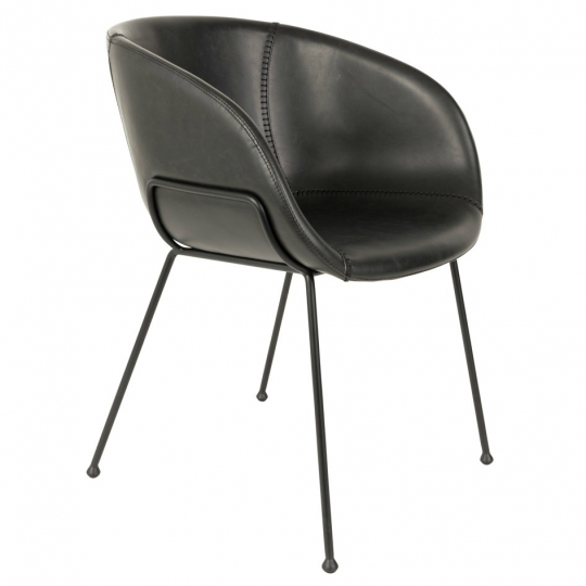 Fauteuil 'Feston' - Zwart