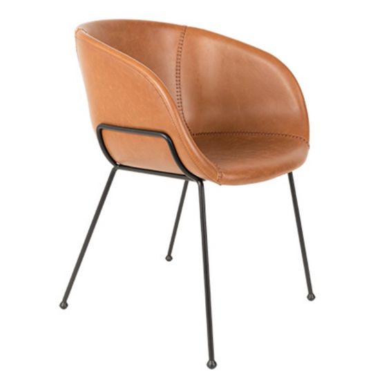 Fauteuil 'Feston' - Bruin